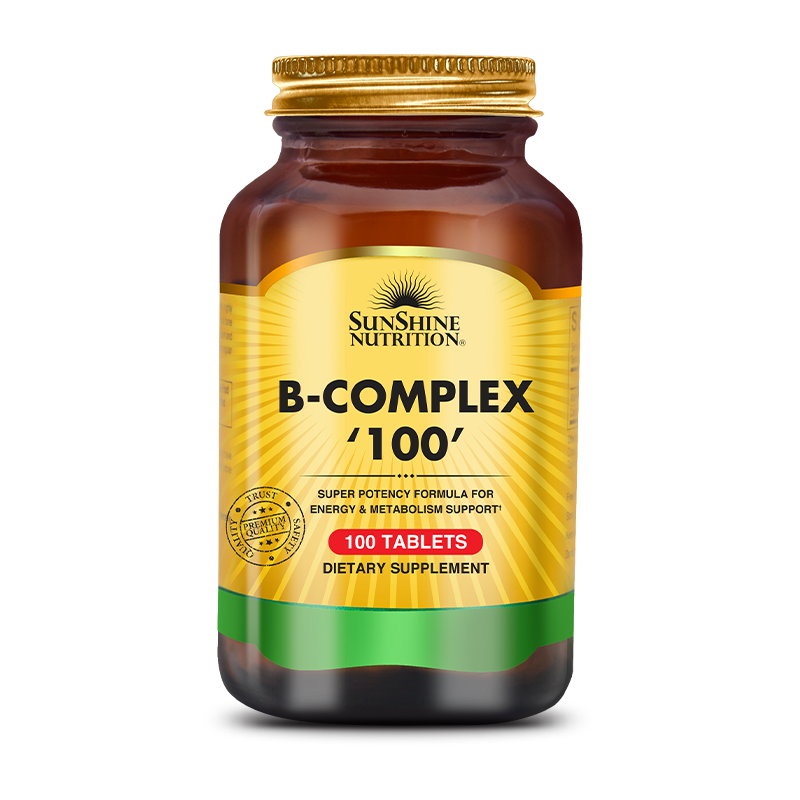 B-COMPLEX 100 TAB - Sunshine Nutrition