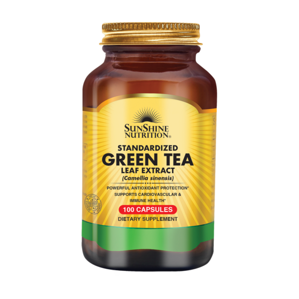 Green Tea 320mg Capsule 100s Sunshine Nutrition