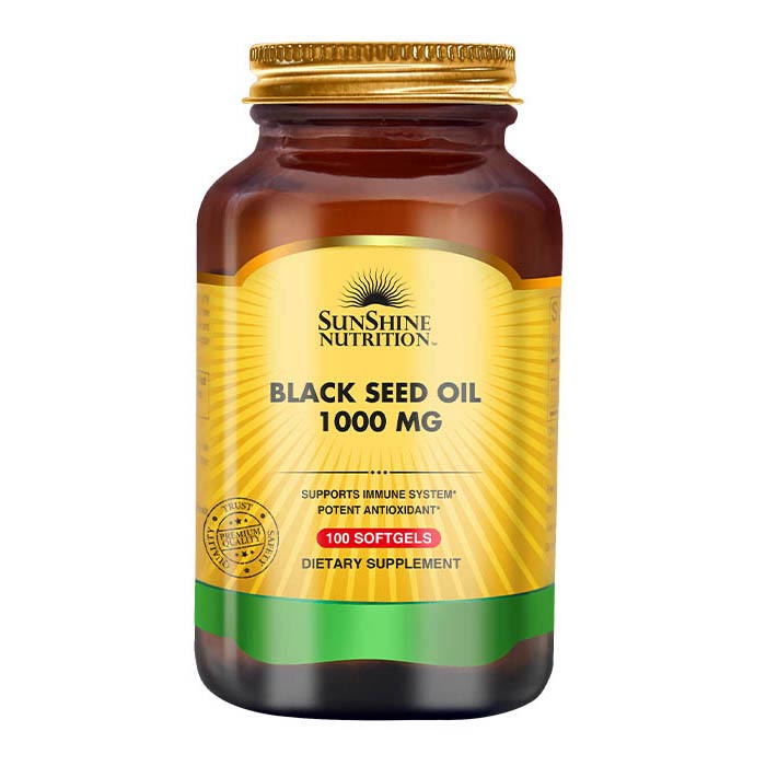 BLACK SEED OIL 1000MG 100SG Sunshine Nutrition