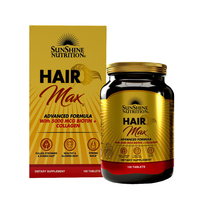 HAIR MAX 100 TABS - Sunshine Nutrition